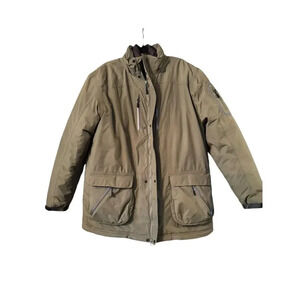 Lands' End 2 in 1 Parka with removeable down puffer insert L (missing hood)